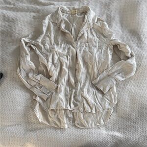 Anthropologie button down flowy